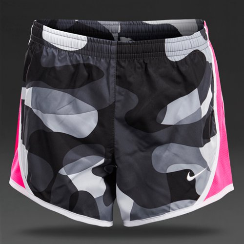 Nike Sportswear Tempo Allover Print Shorts Anthracite / Pink Power / White / White for Girls